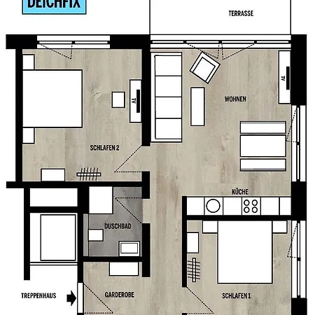 Ferienwohnung Ankerix&Deichfix Büsum Exterior foto